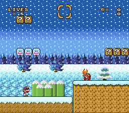 Super Mario World - A Haunted Christmas Screenshot 1